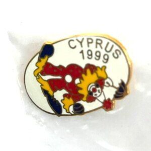 Cyprus 1999 Souvenir Pin Vintage Enamel Metal Badge Collectible A538